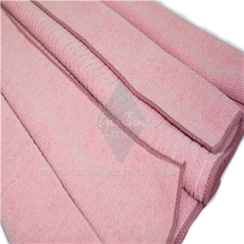 China Custom best microfiber cloth for dusting Wholesaler bulk microfiber Pink Stripe Quick Dry Home Dusting towels Gifts Producer for Italy Europe
